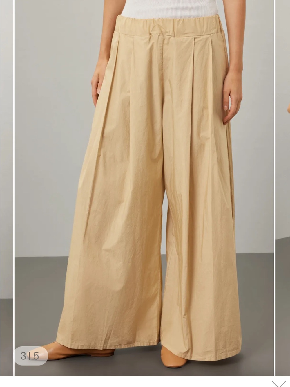 Labo.art Dalla Wide-Leg Pleated Trousers Size 0 Italian Minimalist - Picture 11 of 16